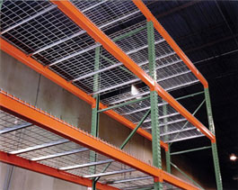 Starters Special 3 Levels Cap Per Level: 4,700 Wireway Husky Option A: Flush W X D X H: 120 X 42 X 144 Wdpr-15-Sg 12 Ft H Pallet Rack With Wire Decking And Rack Guard Nuumber Of Levels: 3