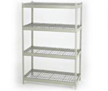 Kwik Shelf Wire Shelving for rivet shelving or boltless racking