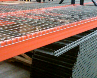 warehouse rack wire decking, wire mesh, cages for pallet racking